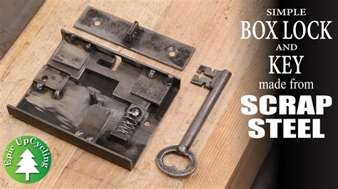 scrap steel warded box lock